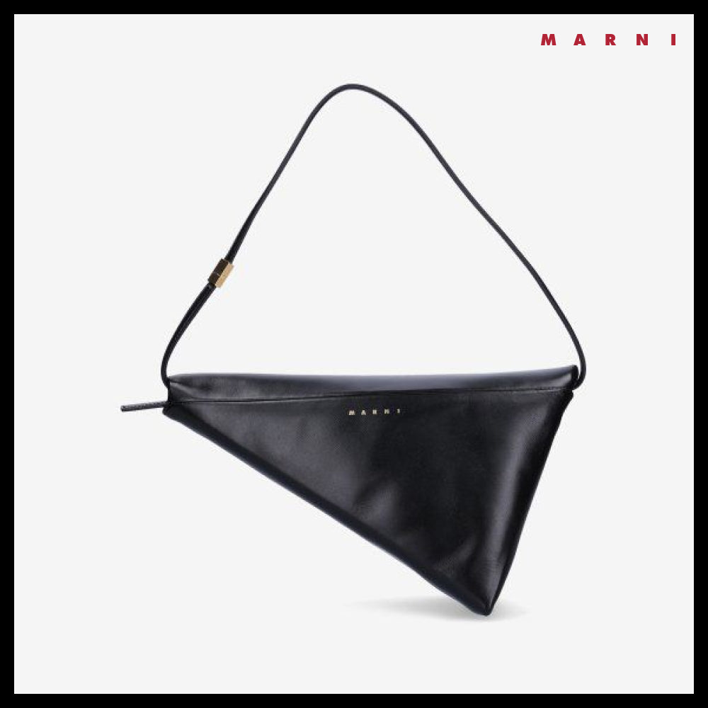 【MARNI】Prisma Triangle Bag Black