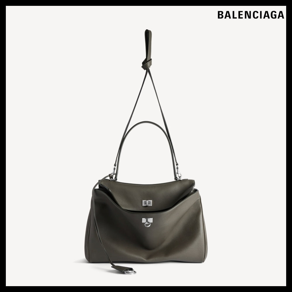 【BALENCIAGA】Rodeo Handbag Medium Khaki