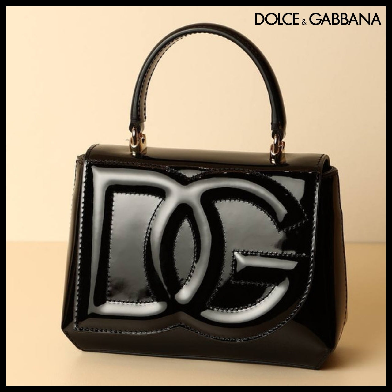 【アウトレット 正規品】Dolce & Gabbana - DG Logo Patent