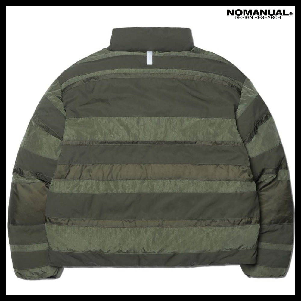 【NOMANUAL】H.C NYLON DOWN JACKET KHAKI