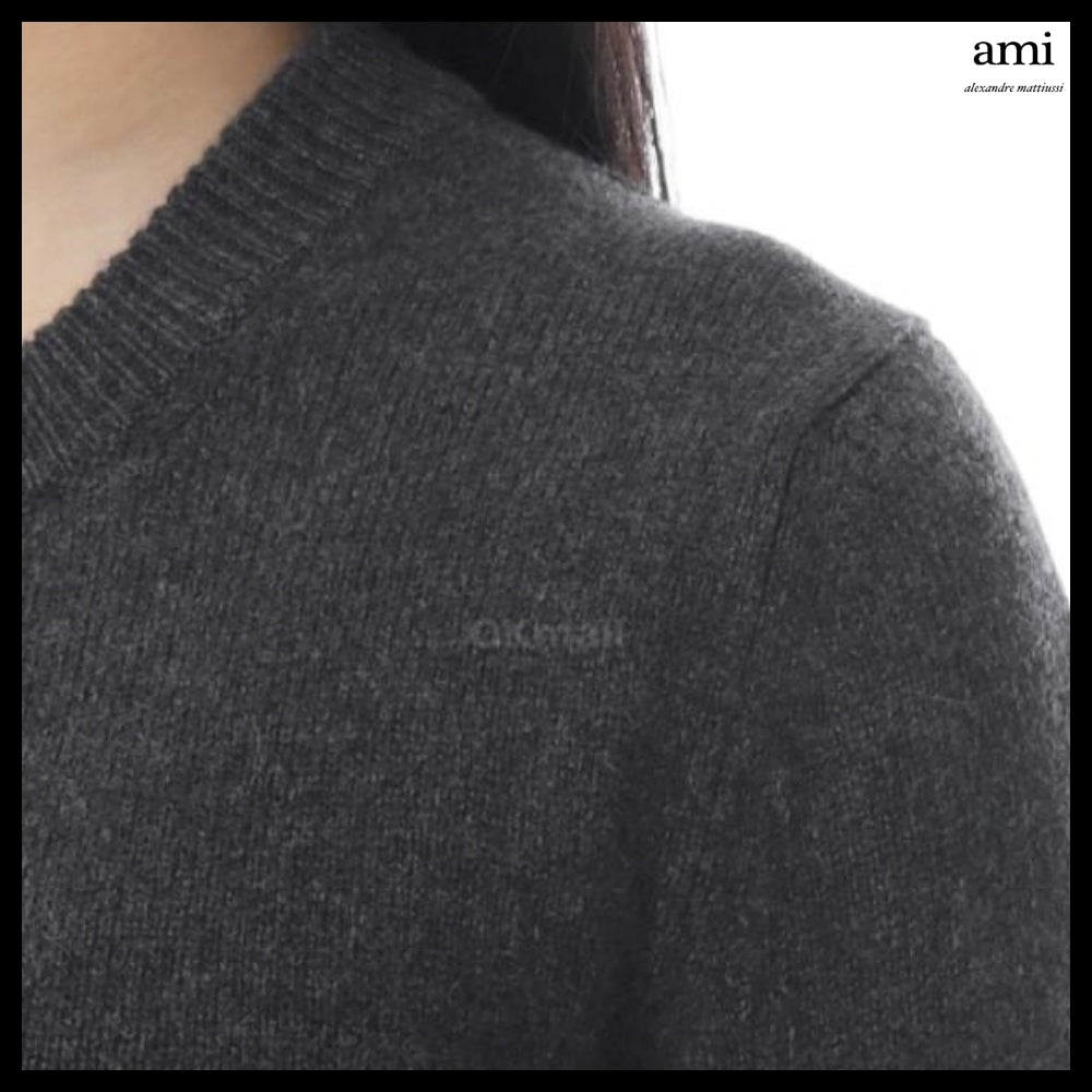 【AMI】Cashmere Ami de Coeur Cardigan