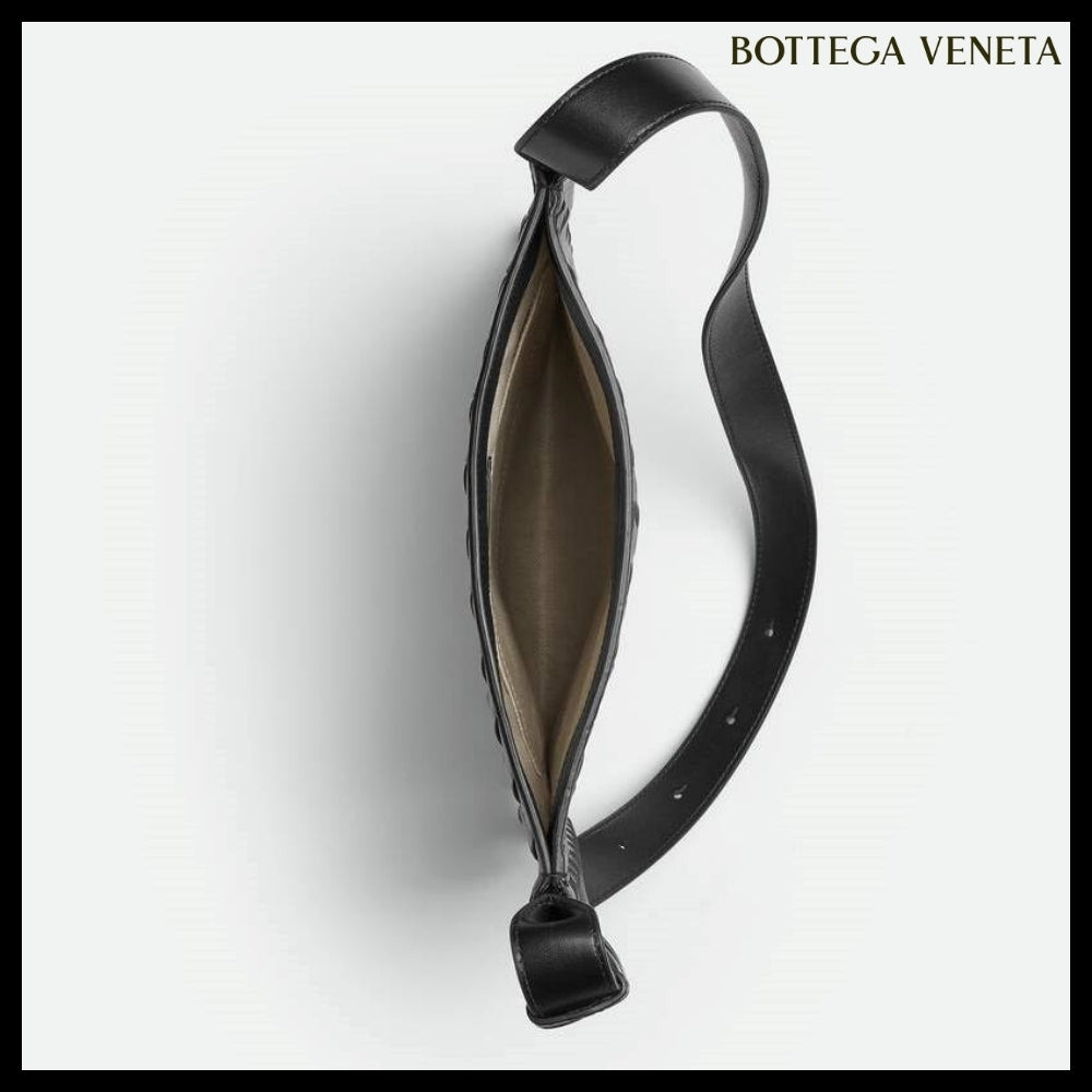 【BOTTEGA VENETA】LARGE FLAT LOOP BLACK