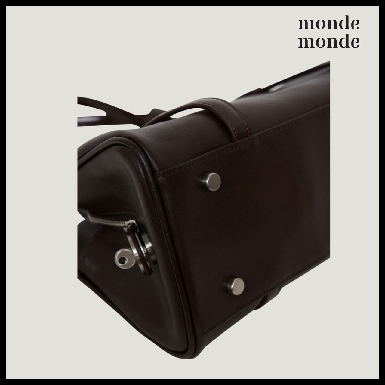 【monde monde】Moment Medium Shoulder Bag (4 Colors)