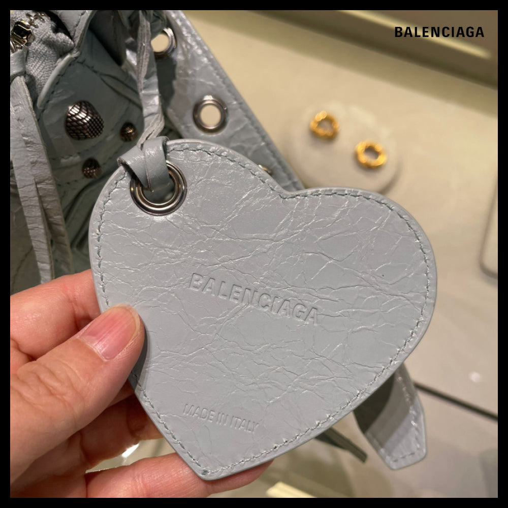 【BALENCIAGA】Le Cagole XS Shoulder Bag Aqua