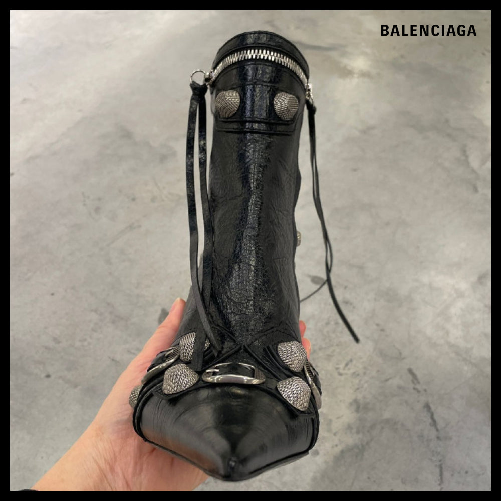 【BALENCIAGA】Cagole Arena Ankle Boots Black
