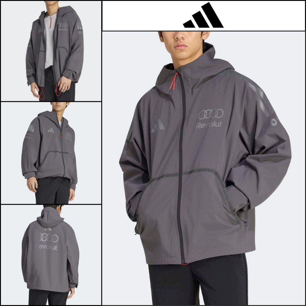 【ADIDAS】F1 Team Engineer & Marketing Rain Jacket Gray