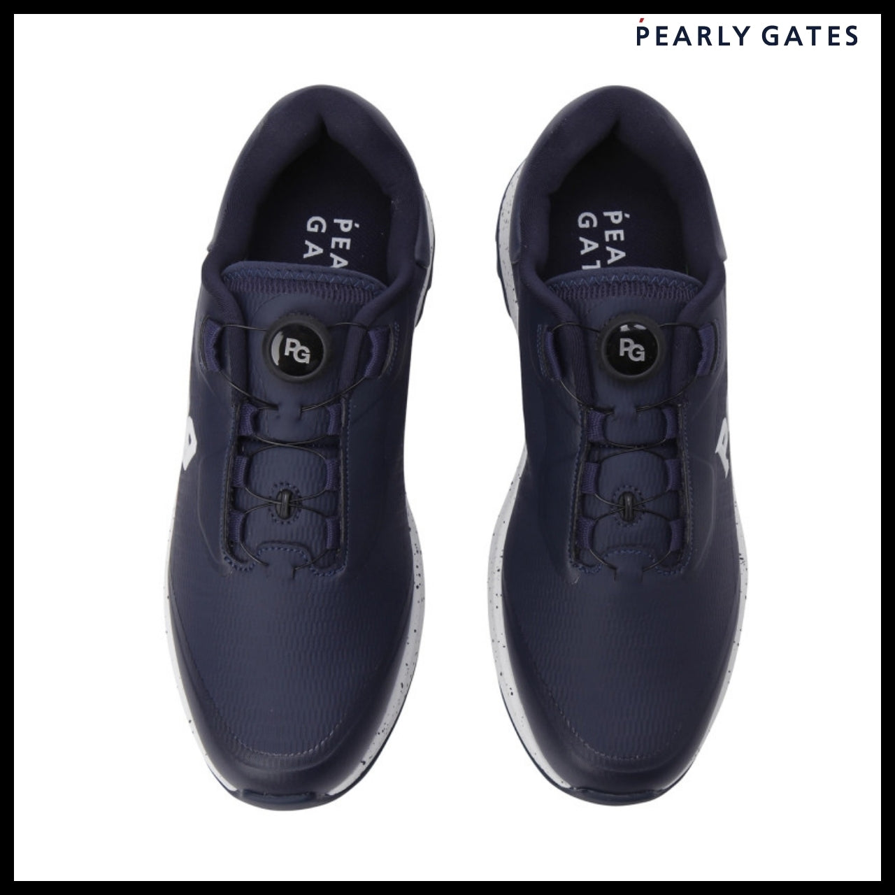 【PEARLY GATES】Painting Block Embossed Logo Dial Boa