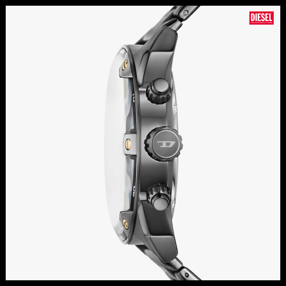 【DIESEL】Spiked Chronograph Men’s Metal Watch