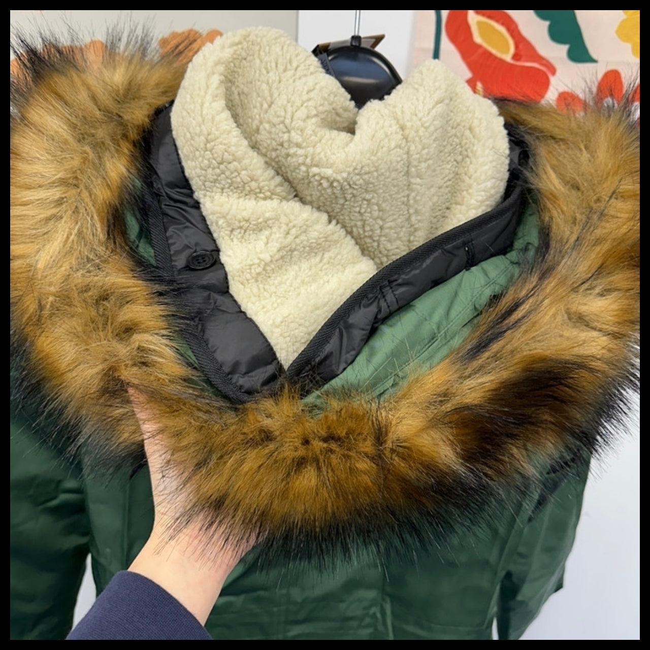 【Burberry】LANFAIR Detachable Fur Hood Nylon Padded Jumper