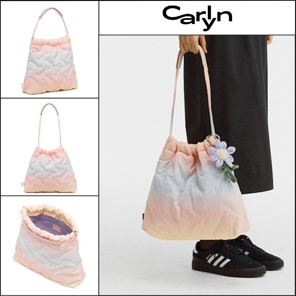 【carlyn】TWYコットンキャンディバッグ パステルピンク