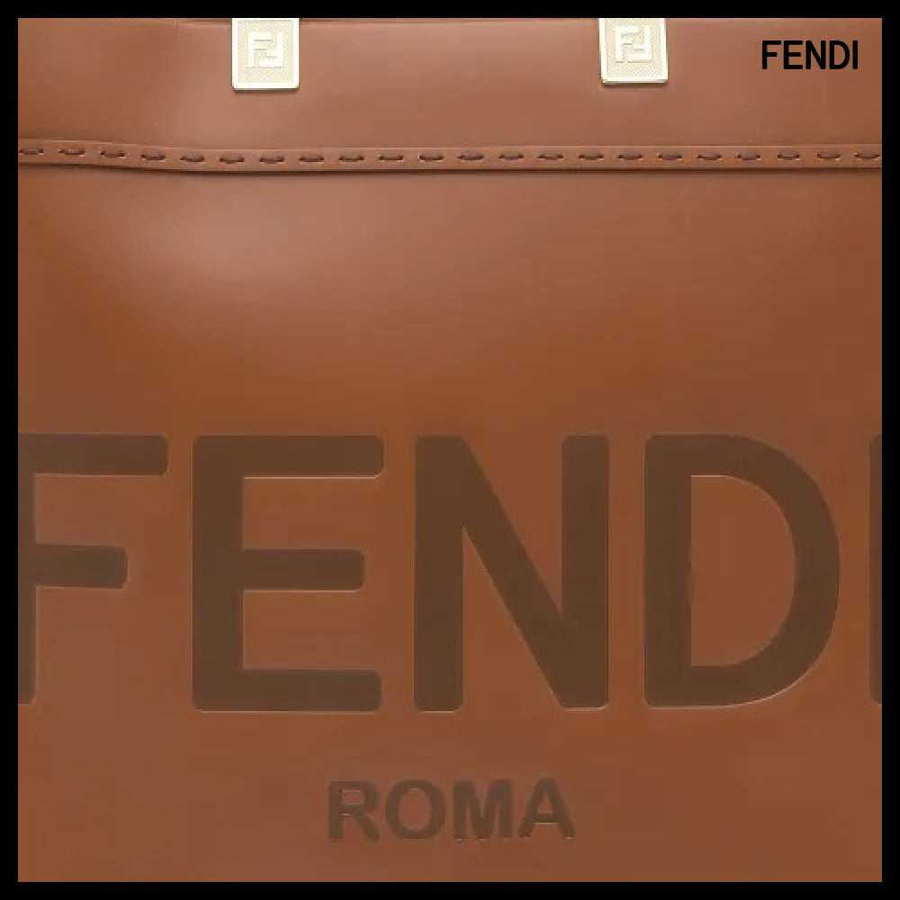 【FENDI】Medium Fendi Sunshine Tote Bag Brown
