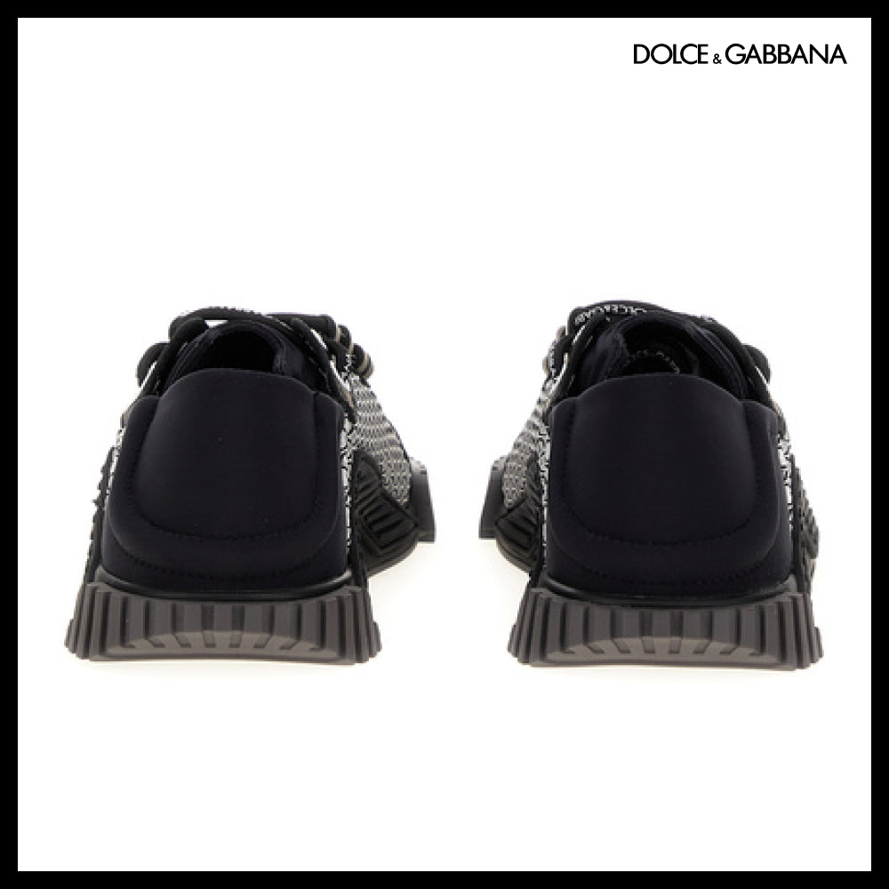 【Dolce & Gabbana】LEATHER SNEAKERS BLACK / WHITE