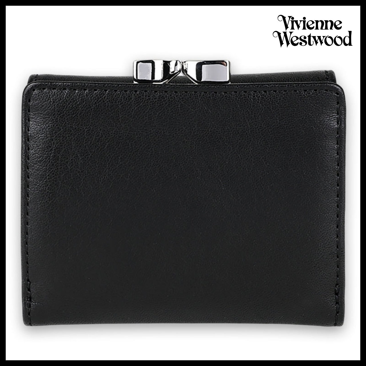 【Vivienne Westwood】Prime Small Coin Pocket Wallet Black