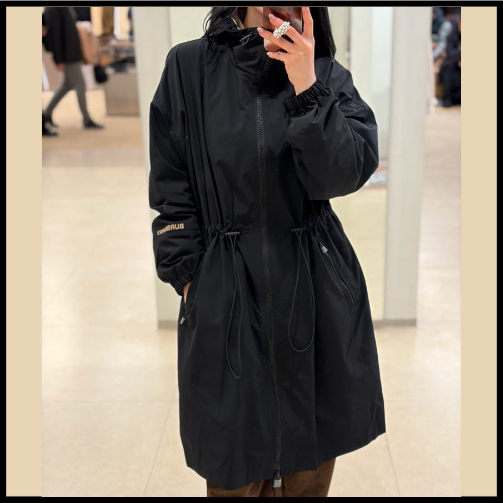 【Burberry】New Birley Internal EKD Drawstring Hooded Zip Up