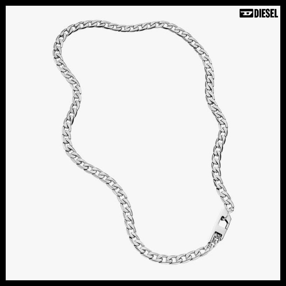 【DIESEL】D Logo Chain Necklace