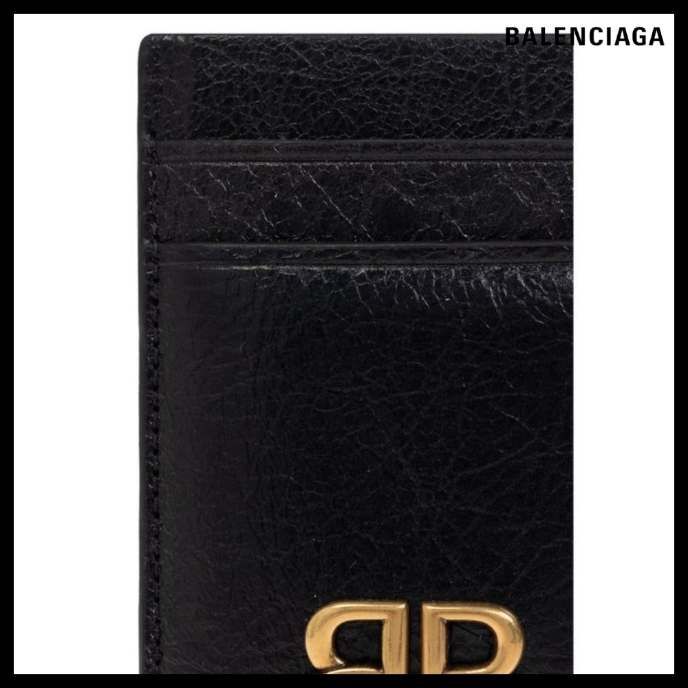【BALENCIAGA】モナコ レザー カードウォレット