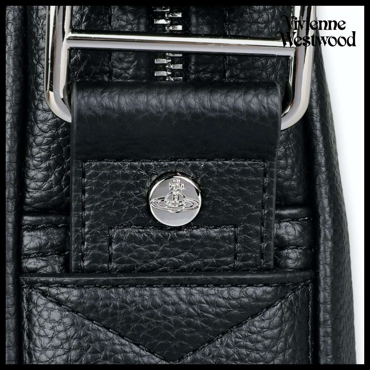 【Vivienne Westwood】Jackson Crossbody Bag Black