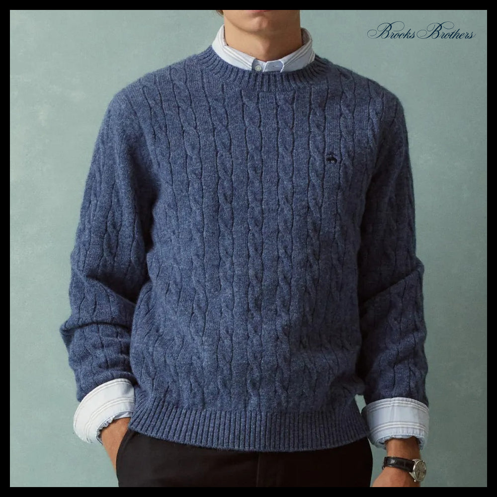 【Brooks Brothers】Shetland Cable Pullover 5Colors