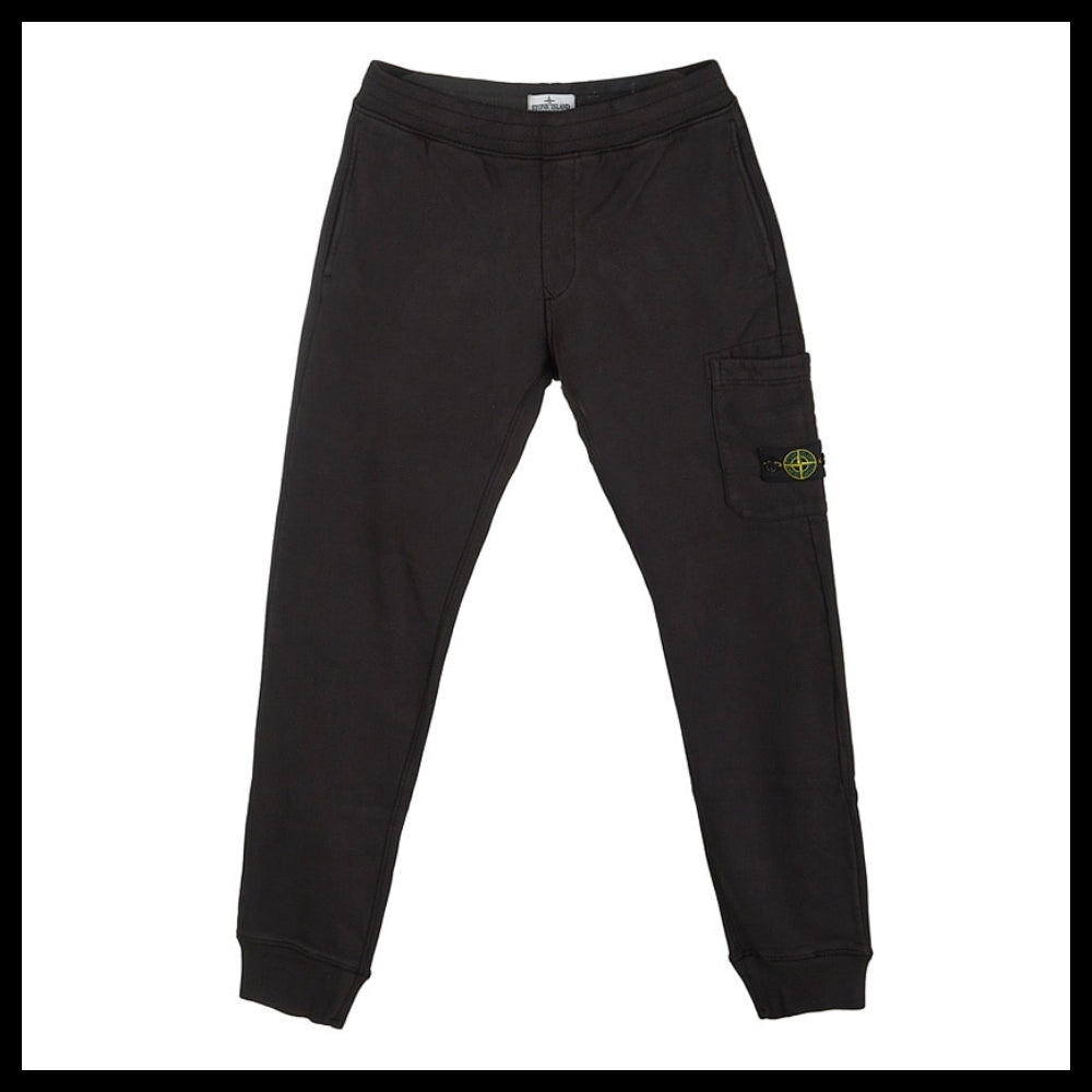 ◆STONE ISLAND◆ Kids Wappen Training Pants Black