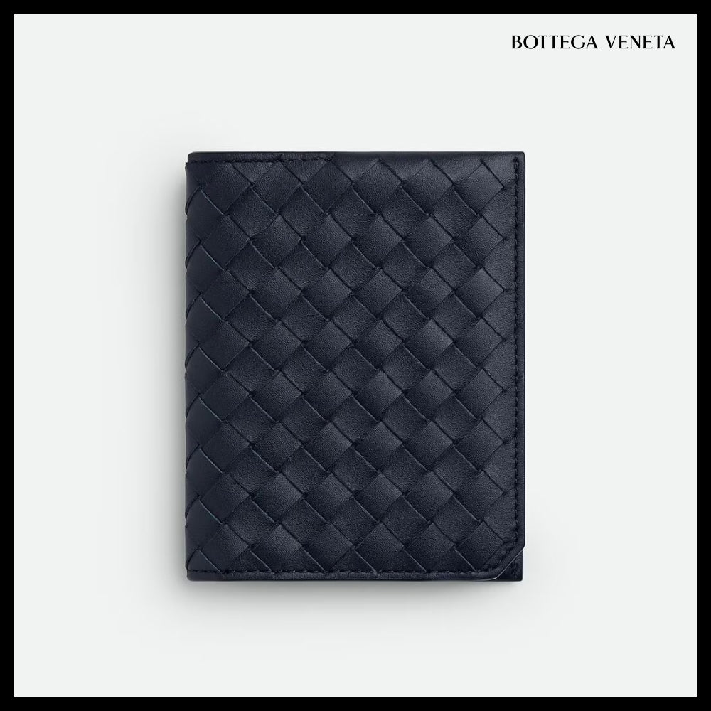 【BOTTEGA VENETA】Intrecciato Piccolo Flap Card Case