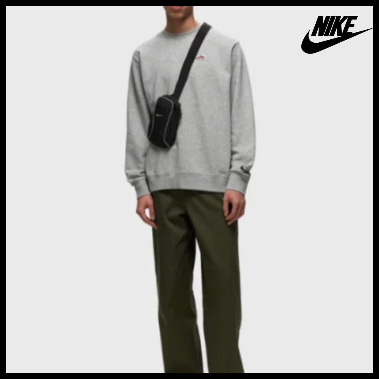 【Nike】 Max 90 Sweatshirt Black Gray