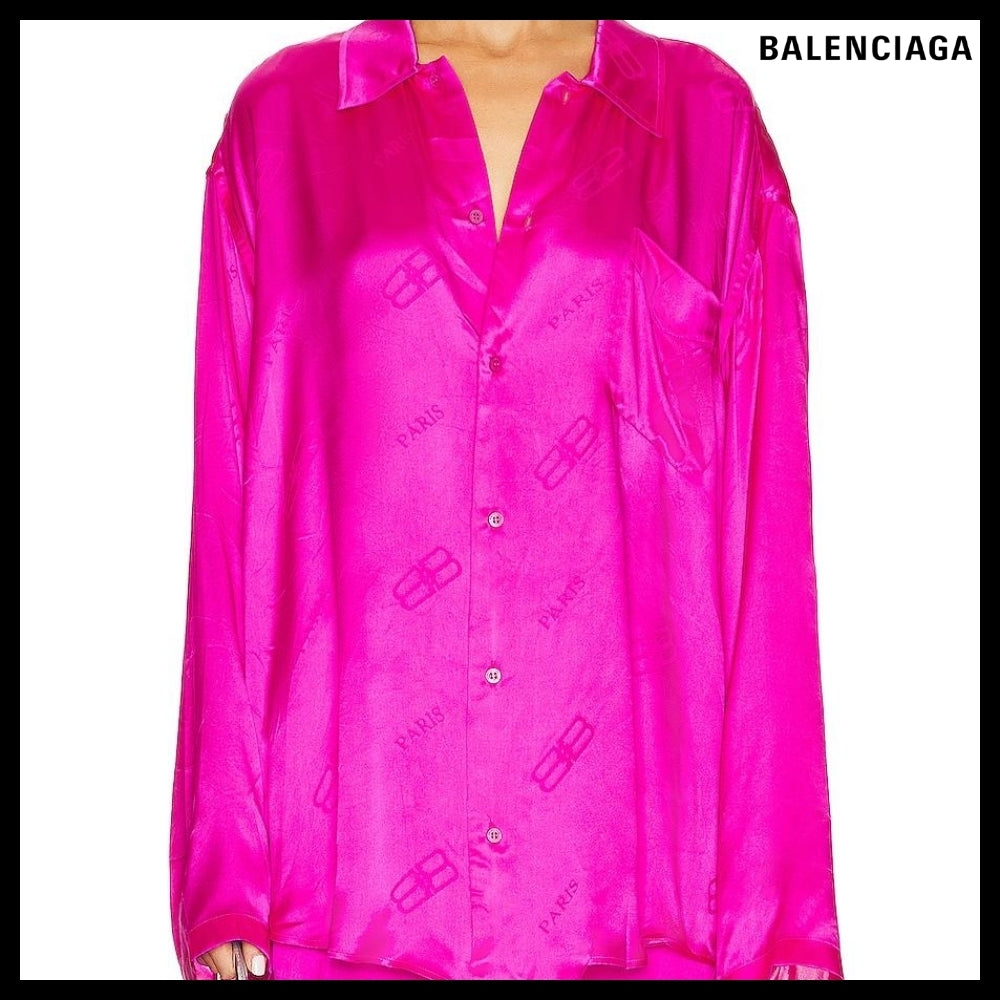 【BALENCIAGA】Minimal Shirt in Pink