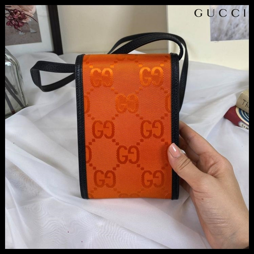 【GUCCI】 オフ ザ グリッド ミニバッグ オレンジ
