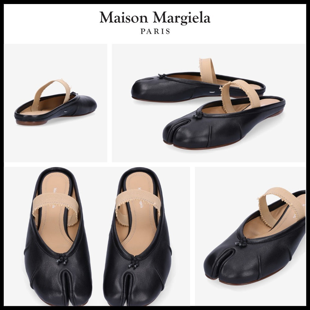 【MaisonMargiela】タビバレリーナエラスティックバンドミュール