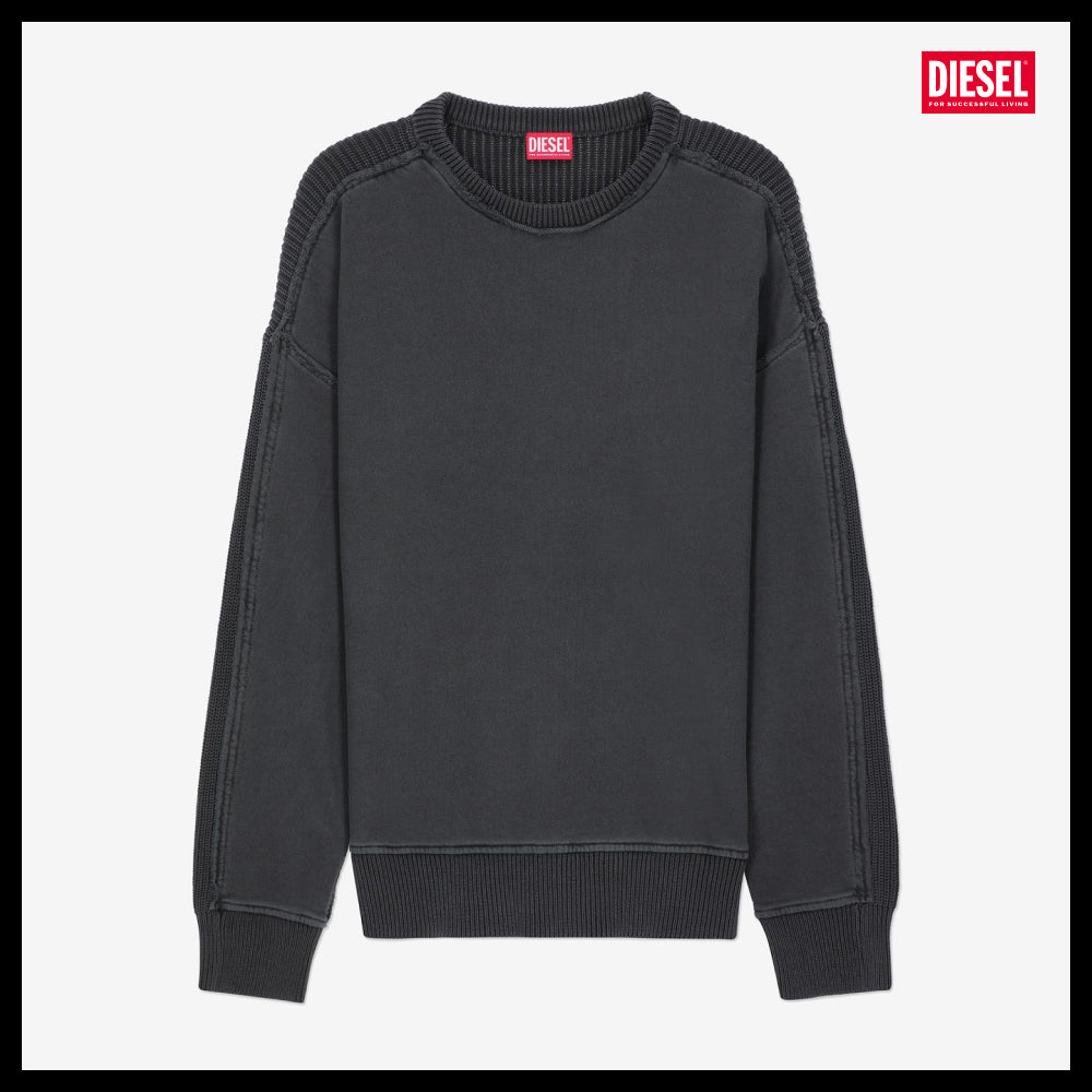 【DIESEL】K Oberto Round Sweatshirt Grey