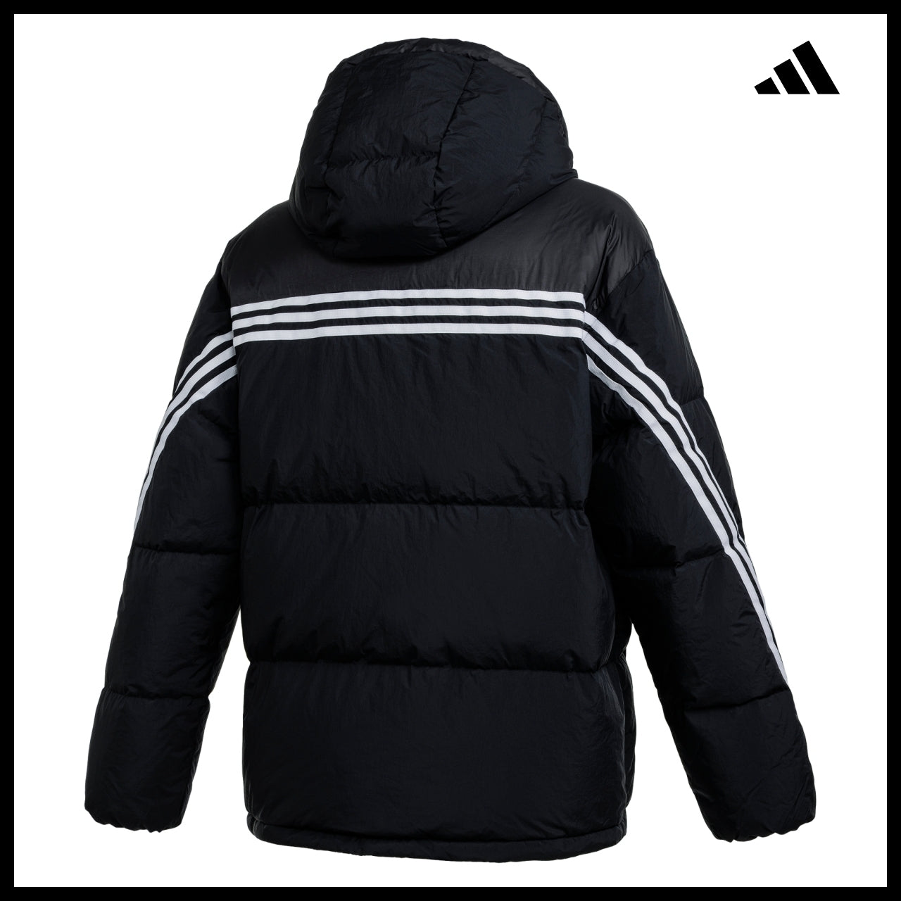 【ADIDAS】3S Puffer Jacket Black