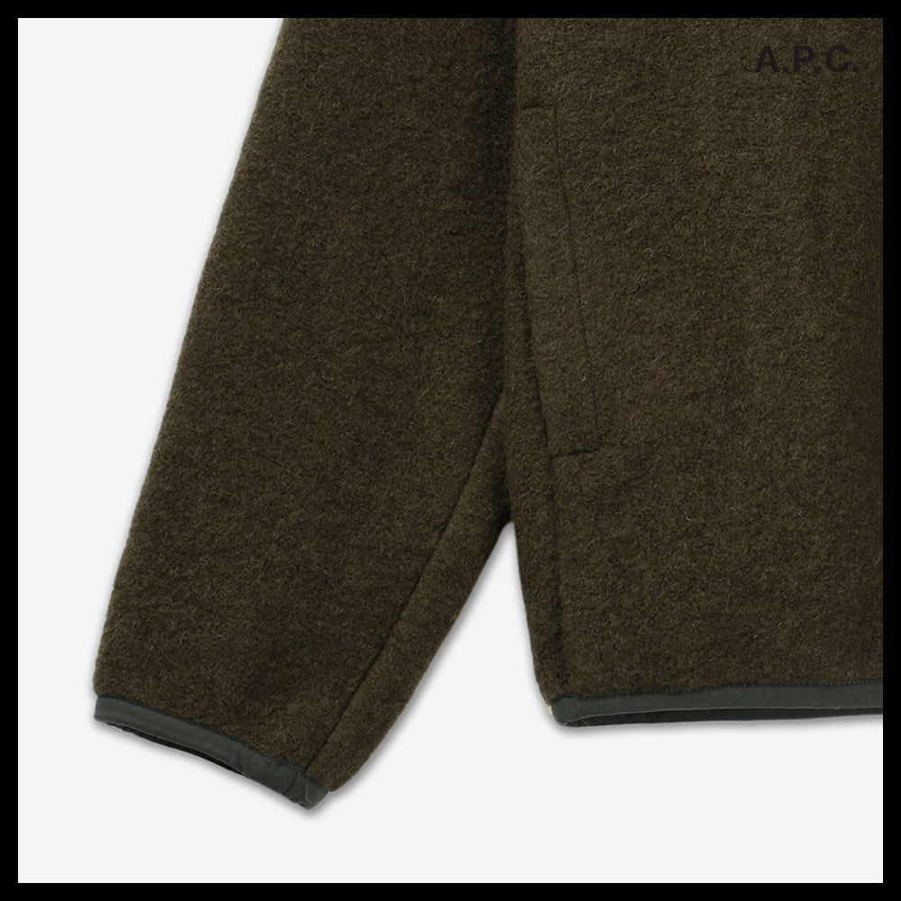 【A.P.C.】Ewan Fleece Jumper Khaki