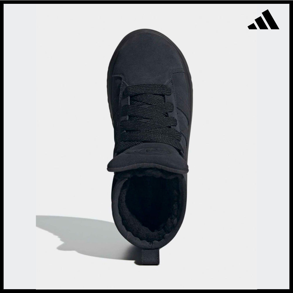 【ADIDAS】Campus Winter Mid Black Sneakers Mid Cut Trainers