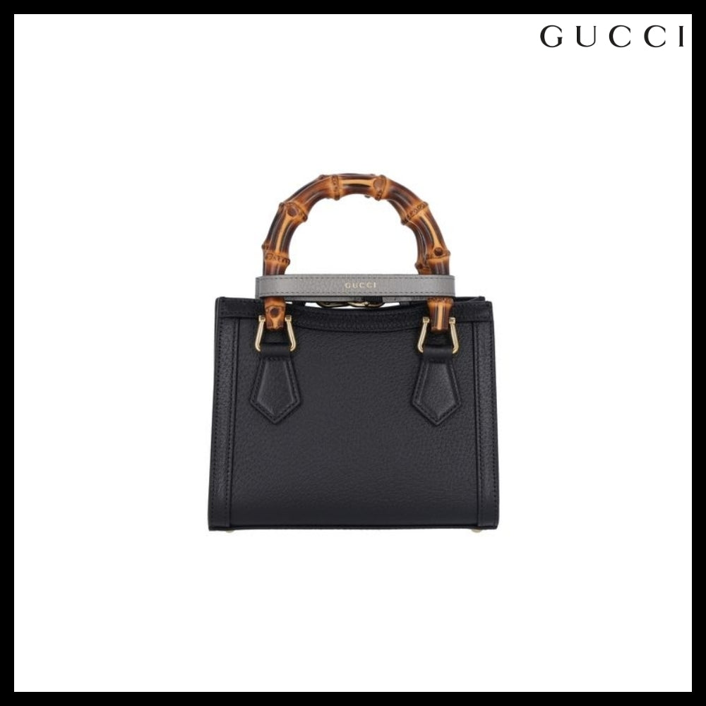 【GUCCI】ダイアナ バンブー ハンドル ミニ トートバッグ