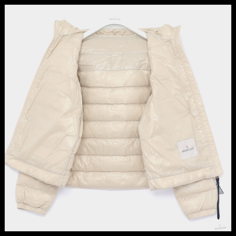 【MONCLER】Patch logo hooded padded girls jacket 597Z8