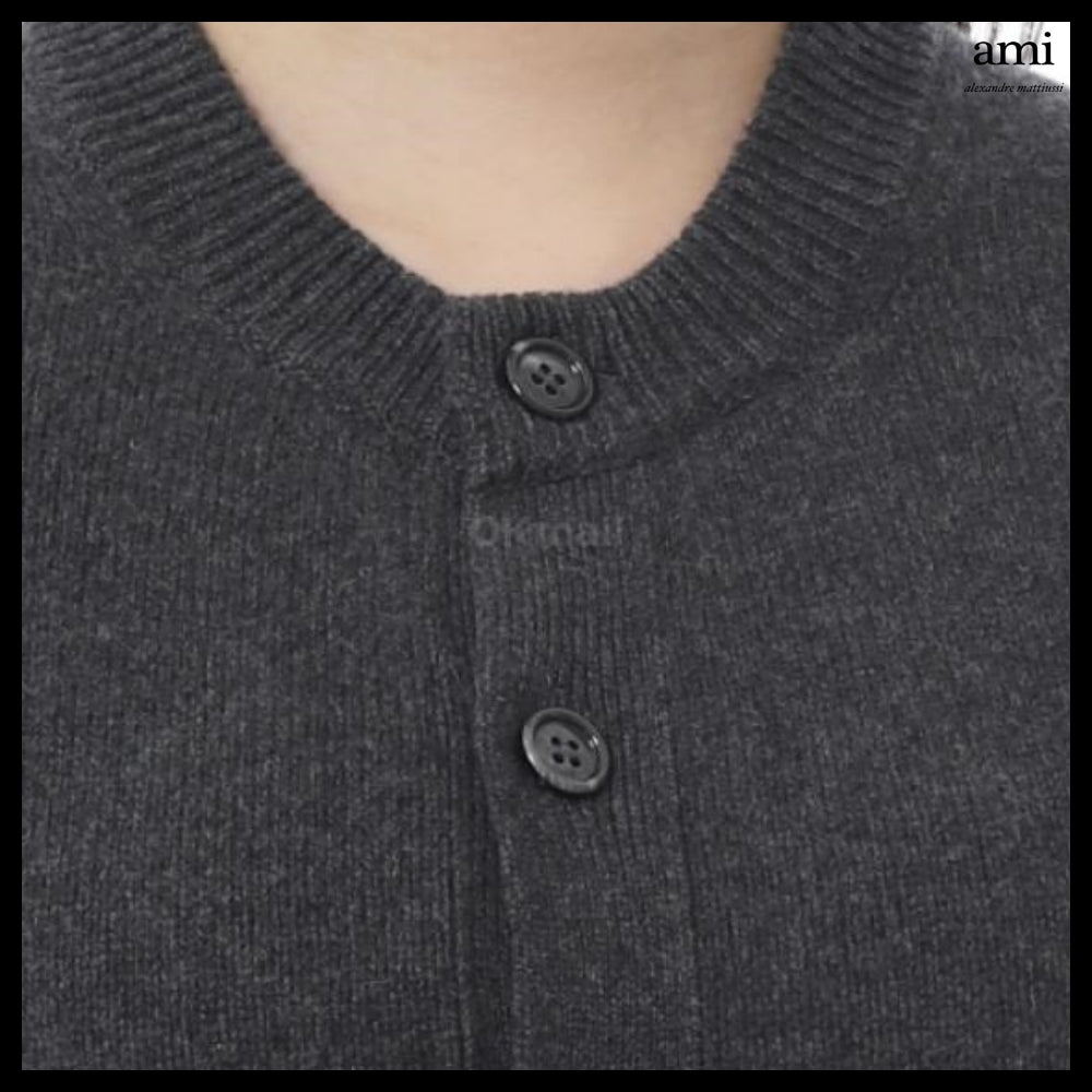 【AMI】Cashmere Ami de Coeur Cardigan