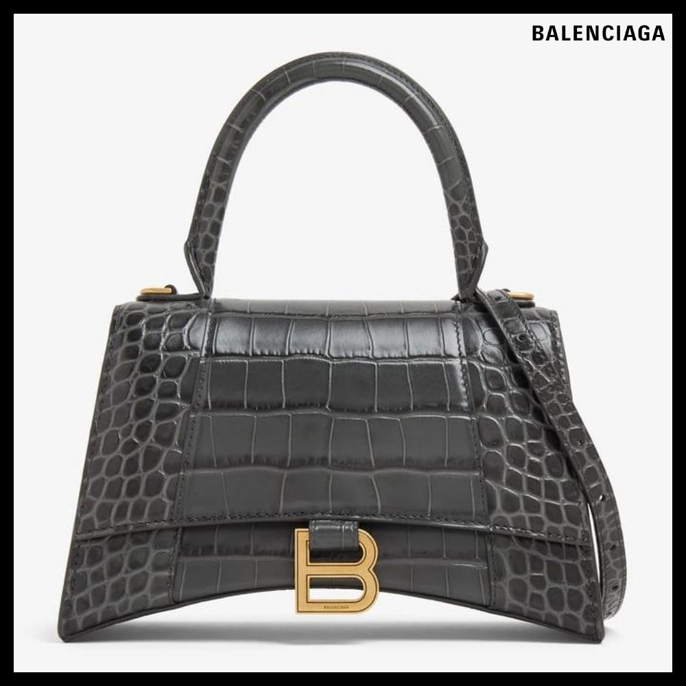 【BALENCIAGA 】Hourglass S Top Handle Bag