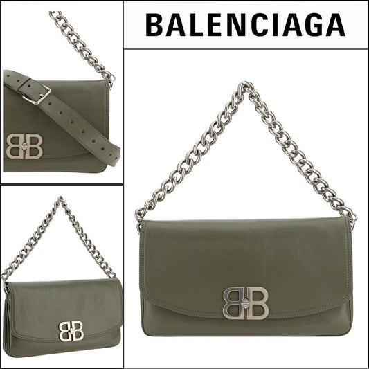 【BALENCIAGA】BB Soft Flap Bag M Army Green