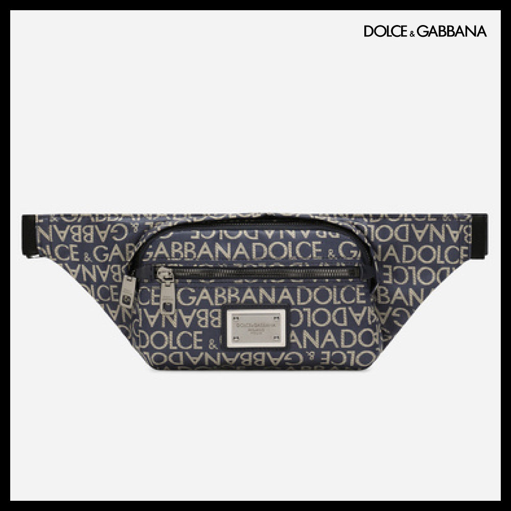 【Dolce & Gabbana】SMALL JACQUARD BELT BAG