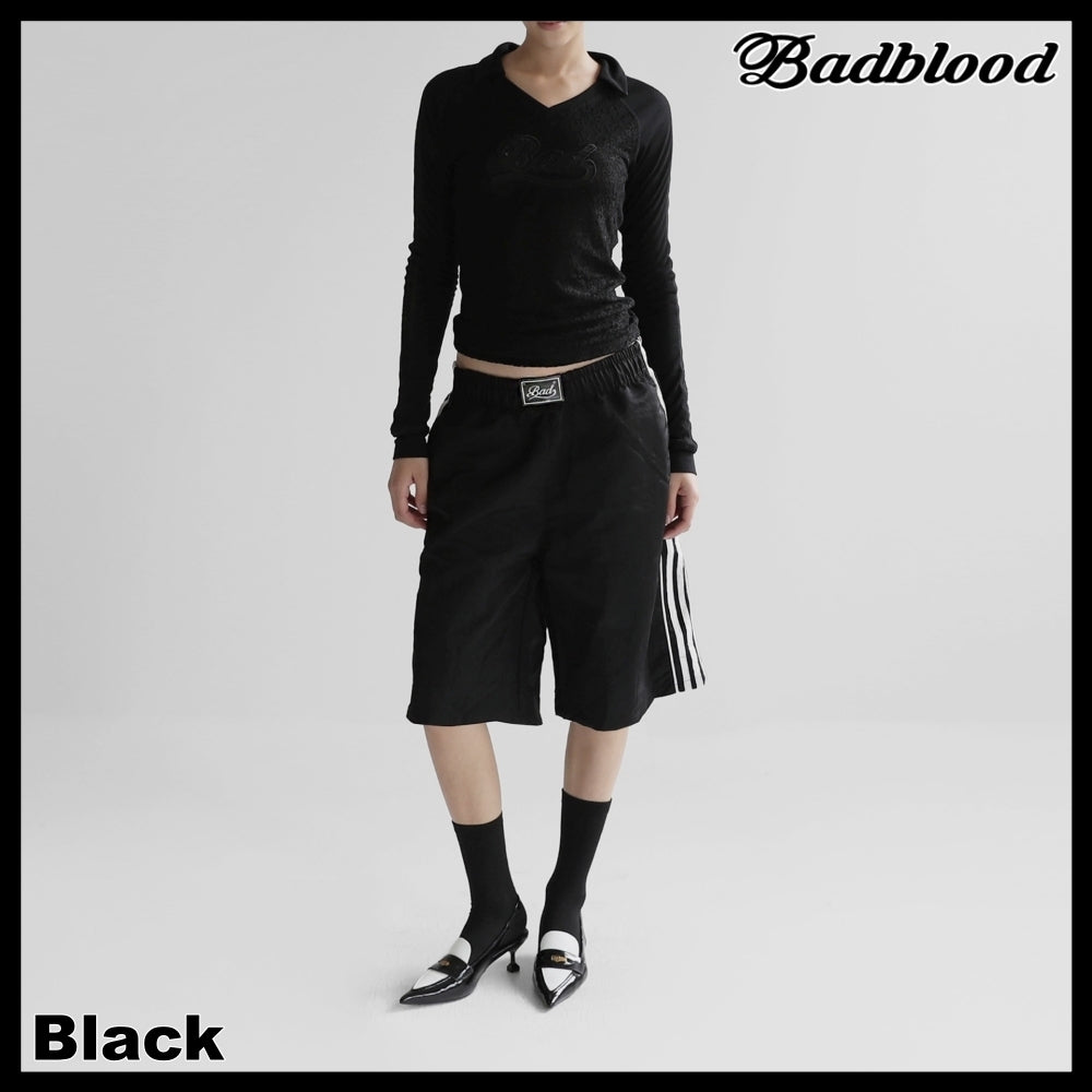 【BADBLOOD】Barbara Boot-cut Pants 2 COLORS