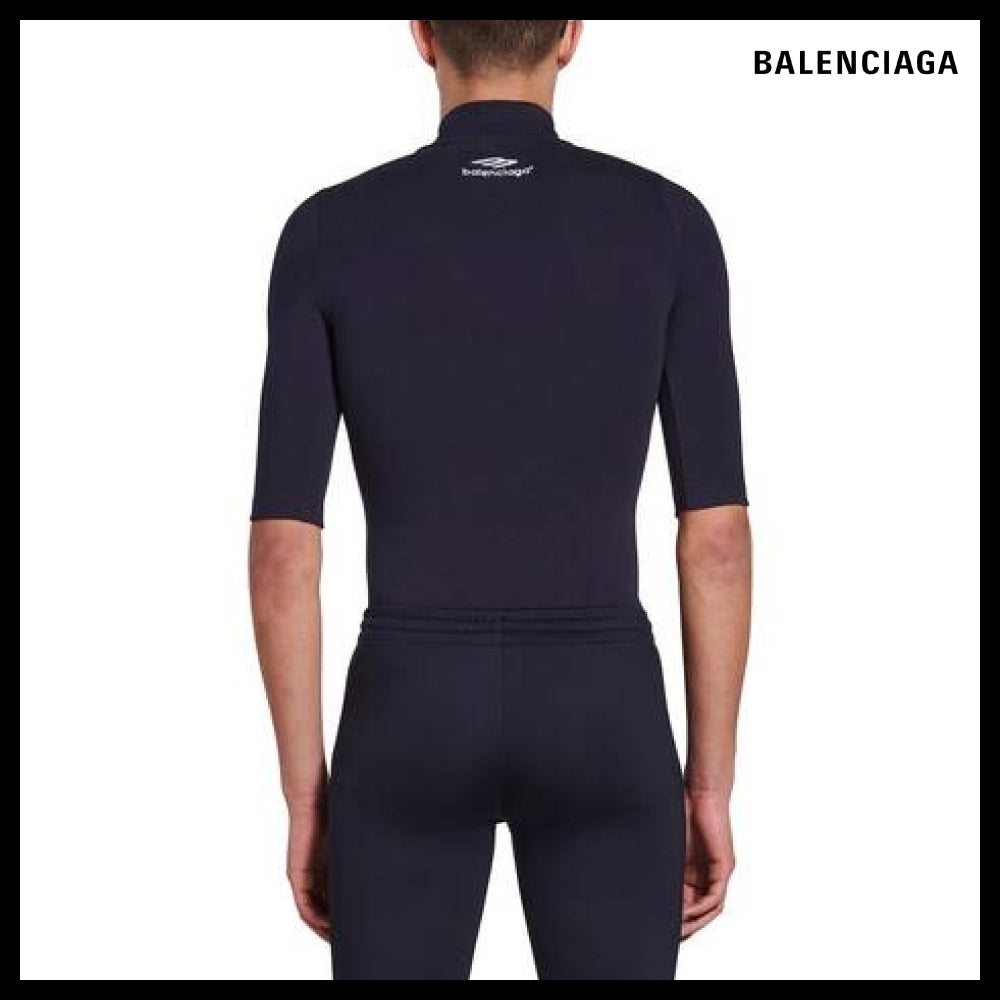 【BALENCIAGA】3B Sports Icon Fitted Long Sleeve Turtleneck