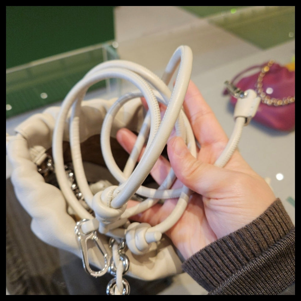 【LOEWE】Mini Flamenco two-way bag sea salt