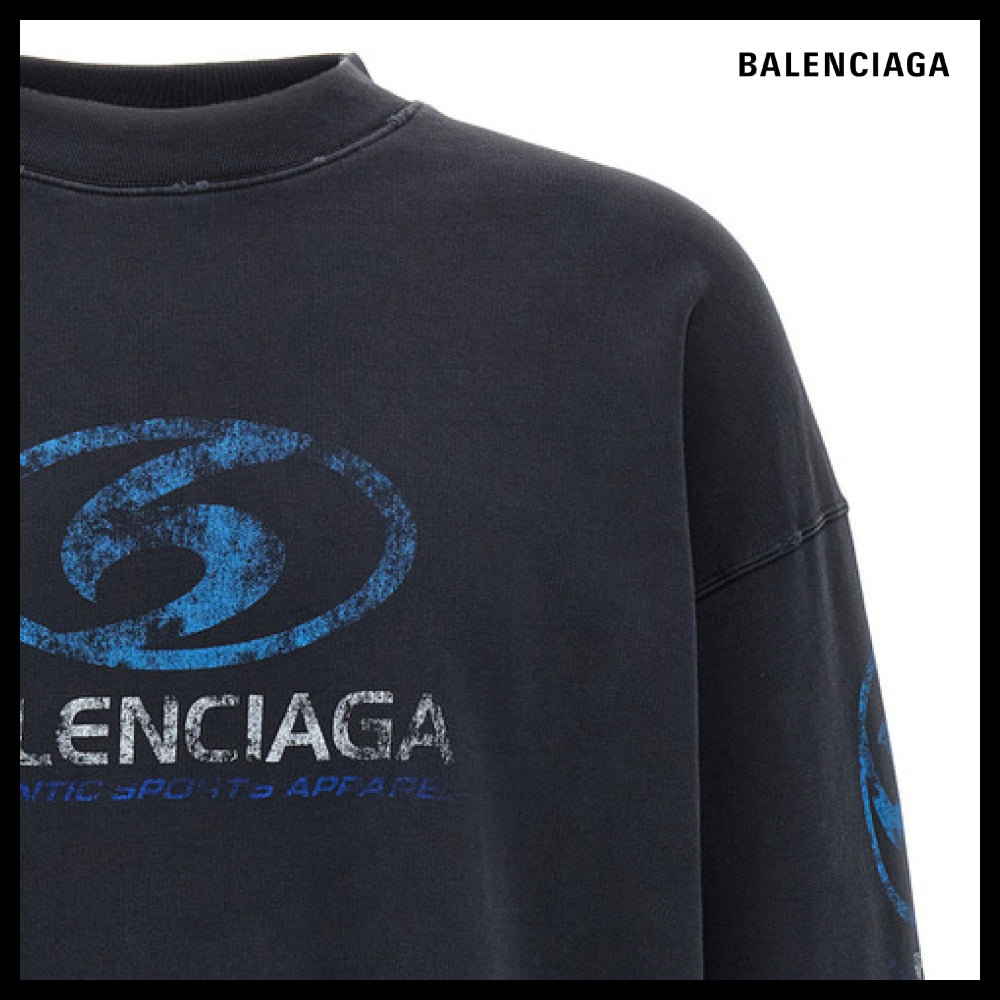 ★Balenciaga アウトレット セール ★Regular Crewneck FADED