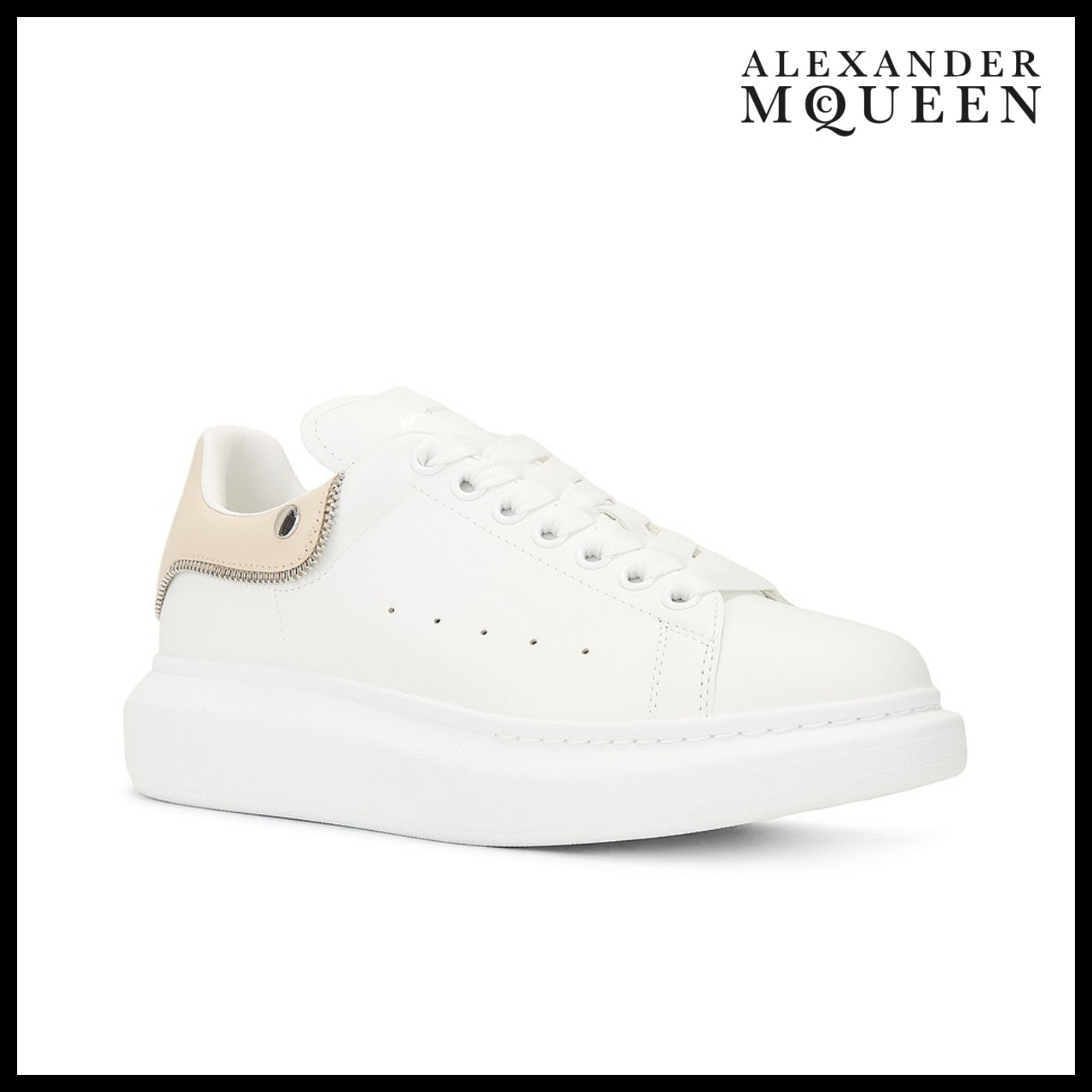 【Alexander Mcqueen】Oversized Sneaker Silver Foil Logo