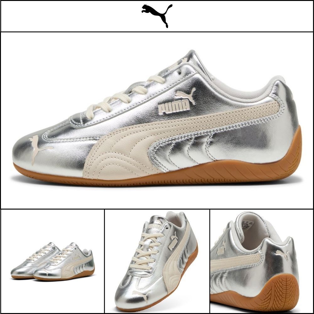 【PUMA】Speedcat Silver Womens Alpine Snow Sneakers
