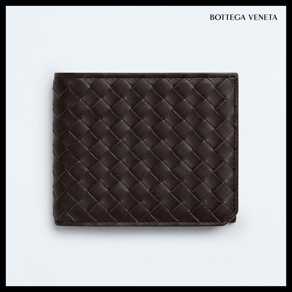 【BOTTEGA VENETA】Intrecciato Piccolo Fold Wallet 5 Colors