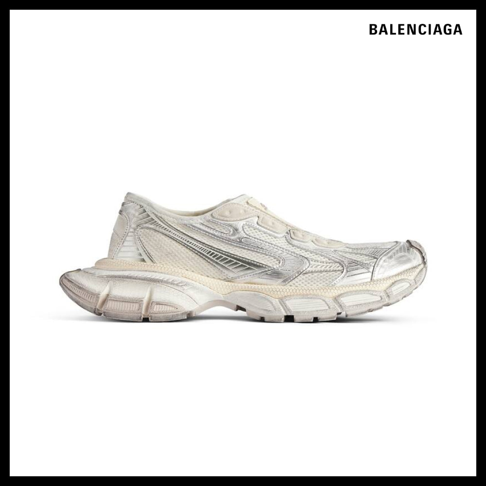 【BALENCIAGA】3XL Slip On Sneakers Eggshell