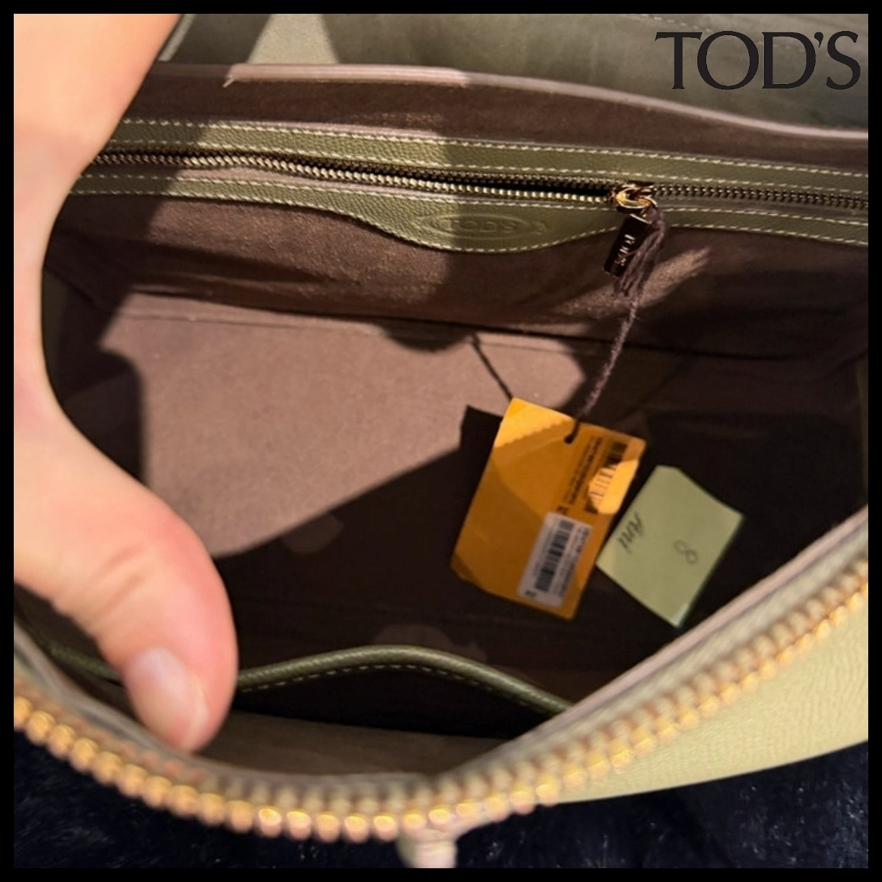 【TOD'S】TSB Timeless Leather Messenger Shoulder Bag