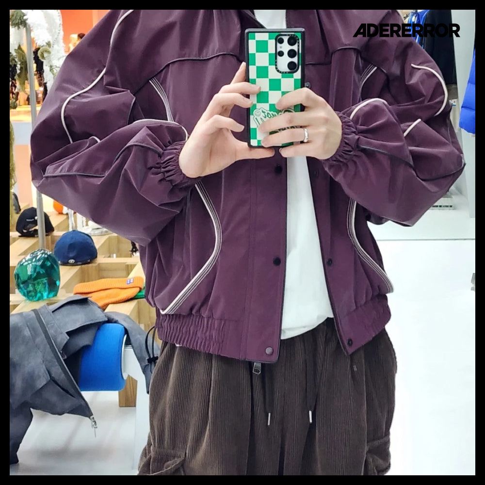 【ADERERROR】Vant Jumper Burgundy Version 2