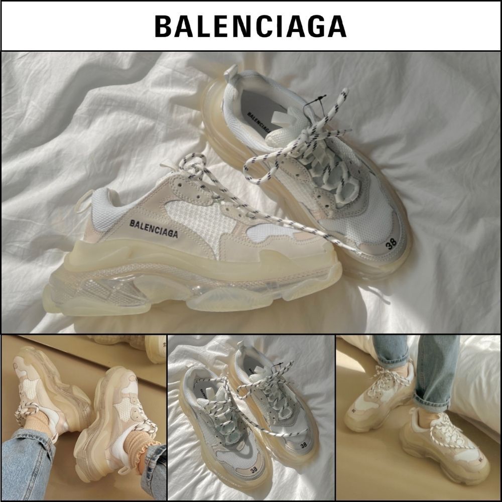 ★BALENCIAGAアウトレット セール ★RTriple S Clear Sole White