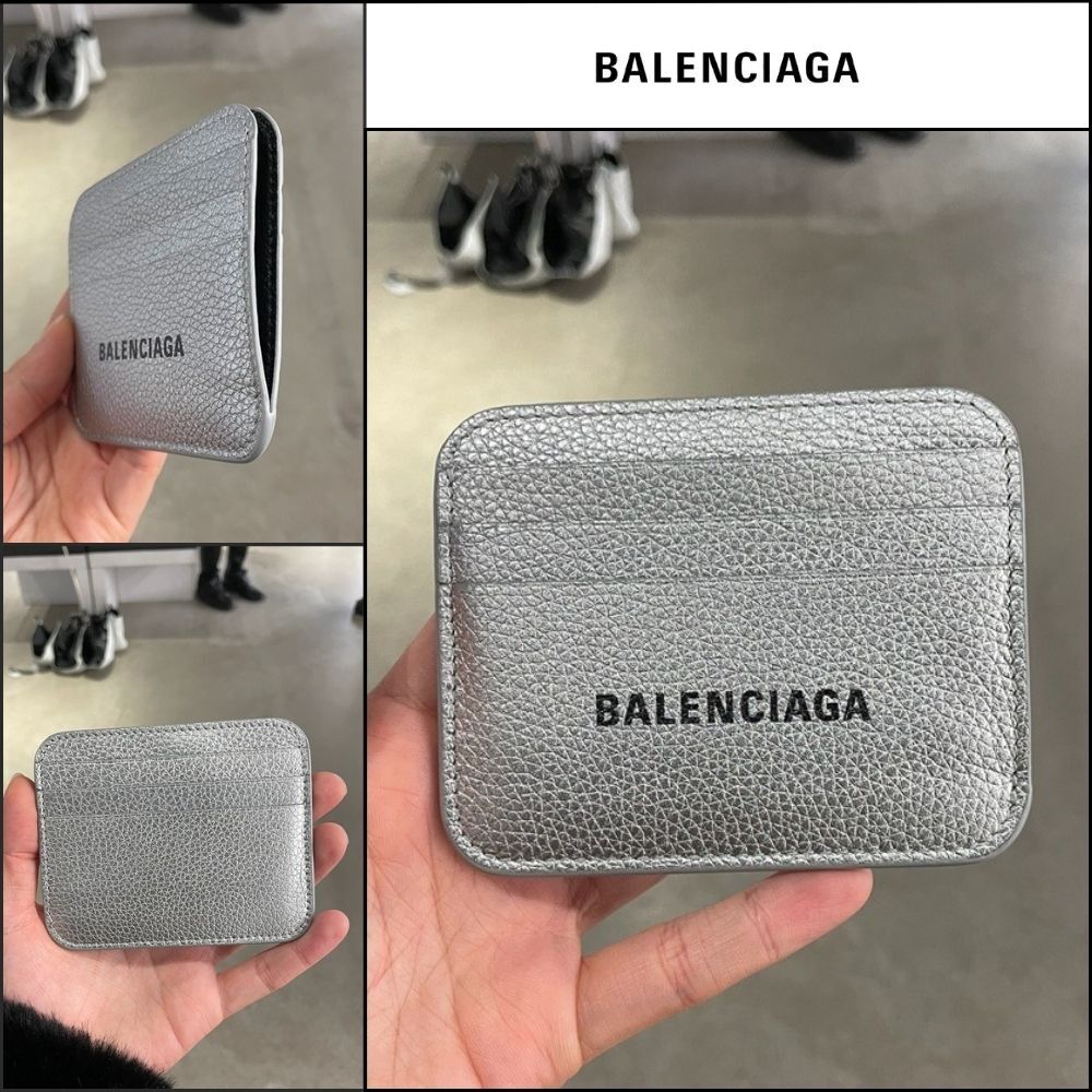 【BALENCIAGA】Cash Card Holder Silver